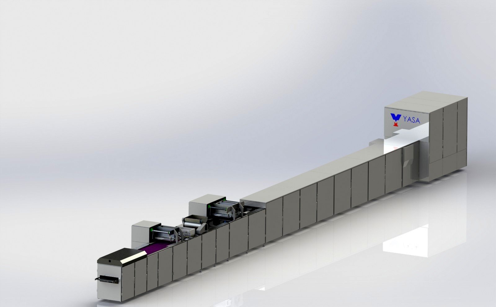 İKİ DEPOZİTÖRLÜ TAM OTOMATİK KALIPLAMA MAKİNASI & SOĞUTMA TÜNELİ YS / ODT / 2